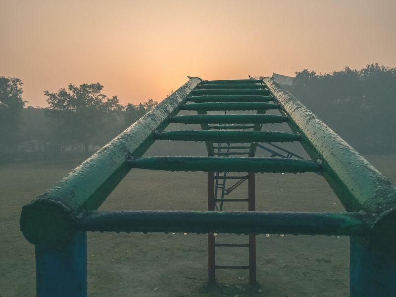 Monkey Bars Installation